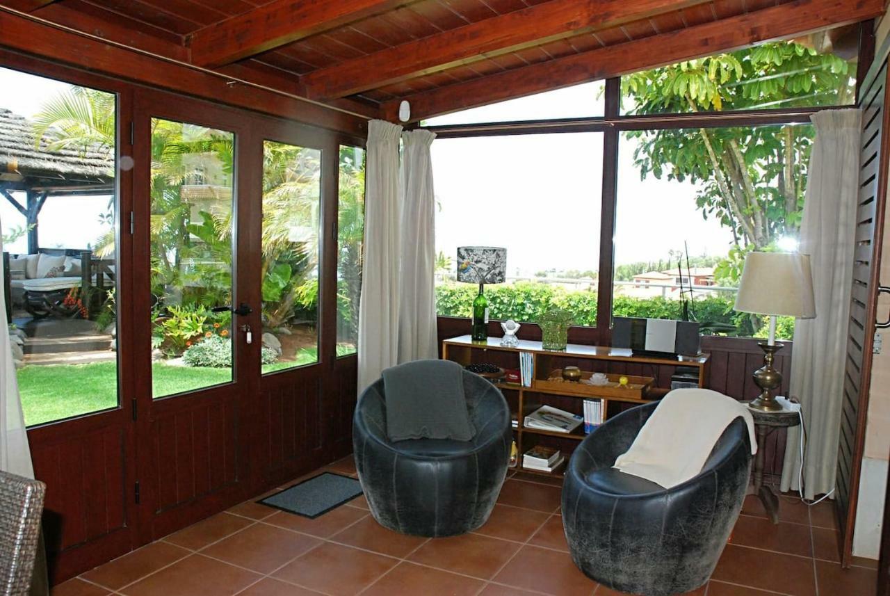 Вилла House Sea View Private Garden, 5 People, Optical Fiber Пуэрто-де-ла-Мадера Экстерьер фото